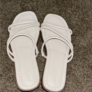 Target White Strappy Sandals